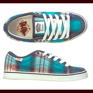 Dollin Vans plaid shoes