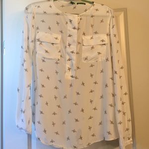 C wonder silk blouse
