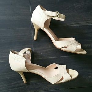 Marco Santi Nude ankle strap sandals 8M