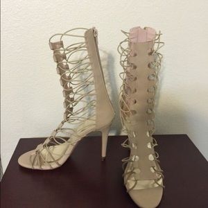 Nude Gladiator Heels
