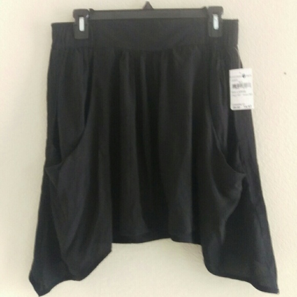 Hi-Lo Black Skirt