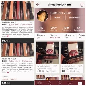 Kylie Lip Kit: Dolce K & Posie K