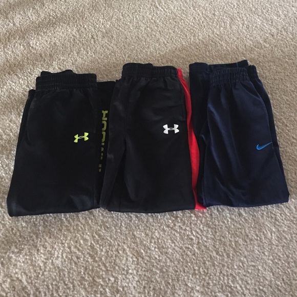 3 pants - Under Armour & Nike size 6
