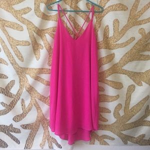 Bright Pink Mittoshop Dress
