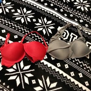 2 Brand New Bra's in OSU colors, 34A