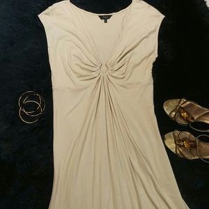 Express Gold Sparkle Dress