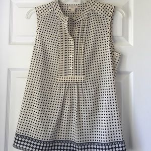 J.Crew dotted tank