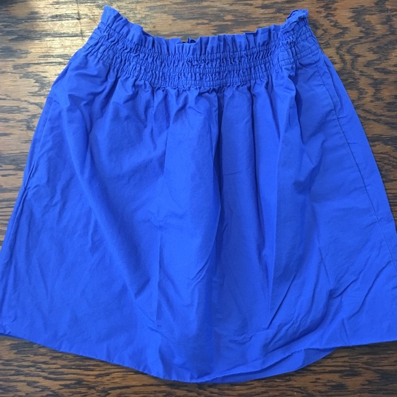 Blue mini skirt
