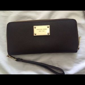 Genuine leather MK wallet