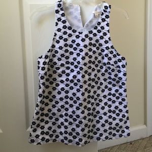 J.Crew floral box tank