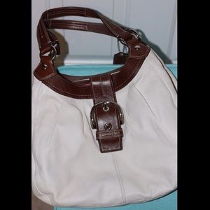 Ivory Coach Handbag!!