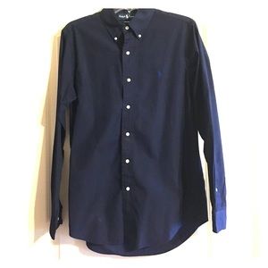 Navy Ralph Lauren Polo button down.