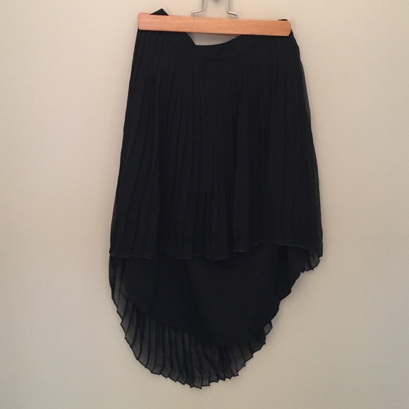 Black high low skirt - Picture 1 of 2