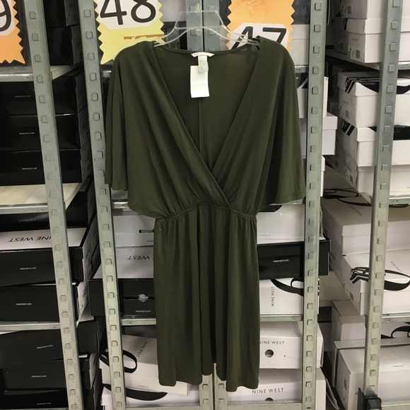 H&M Jersey V-Neck Midi Dress