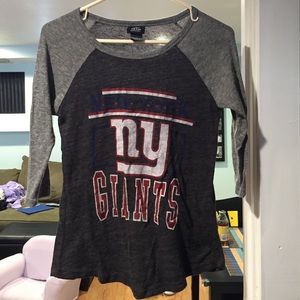 💙❤️NY Giants 3/4 sleeve shirt❤️💙