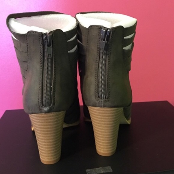 Vegan Leather Strappy Boho Booties. - Picture 3 of 3