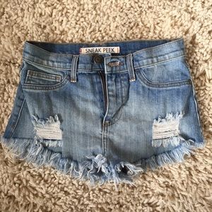 High waisted shorts