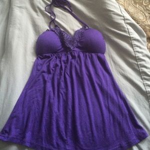 Gorgeous, soft purple halter top