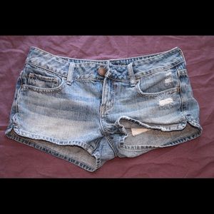 American eagle denim shorts