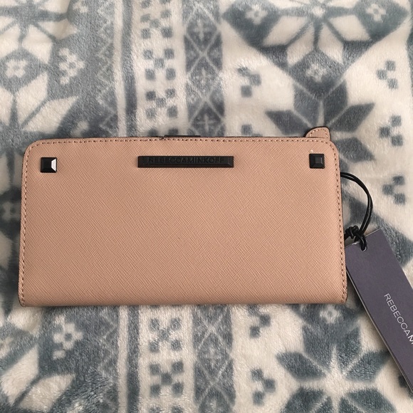 NWT Rebecca minkoff Sophie snap wallet latte