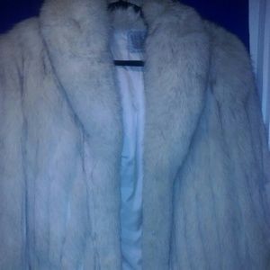 White Fox fur coat VINTAGE