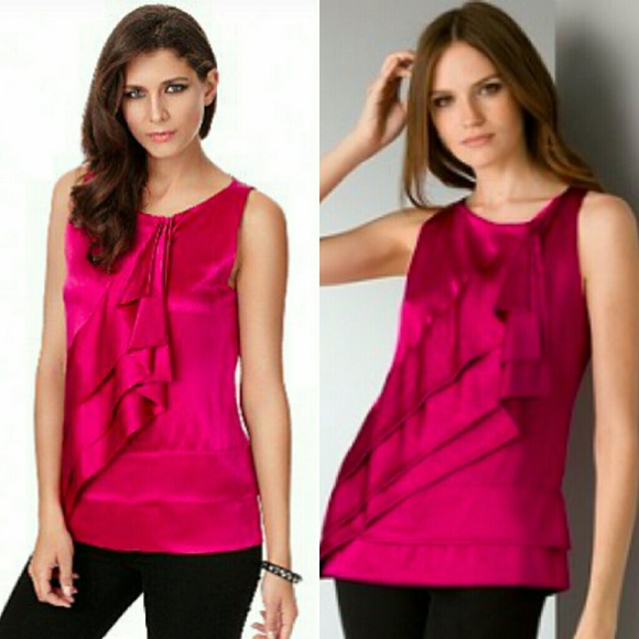 **HP on 4/3!**DvF "Caboney" Silk Ruffle Tank - Picture 3 of 3