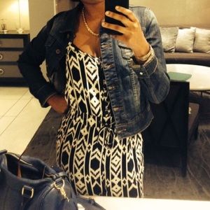 Black and white jumpsuit