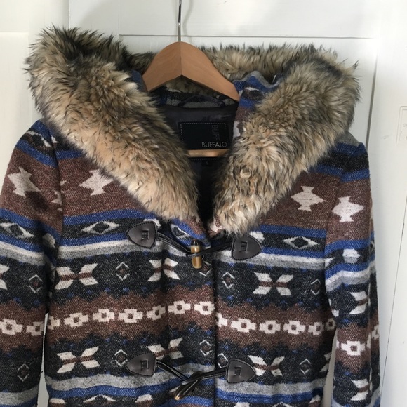 ✨SOLD✨ Buffalo Outerwear Aztec/Navajo Coat - Picture 2 of 4