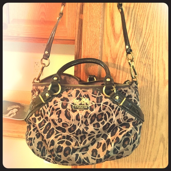 Coach Leopard Print Handbag