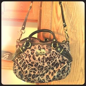 Coach Leopard Print Handbag
