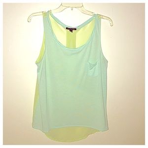 American Eagle pastel green tank top