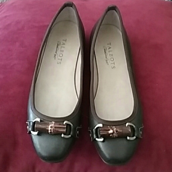 Leather Talbots Flats - Picture 1 of 4
