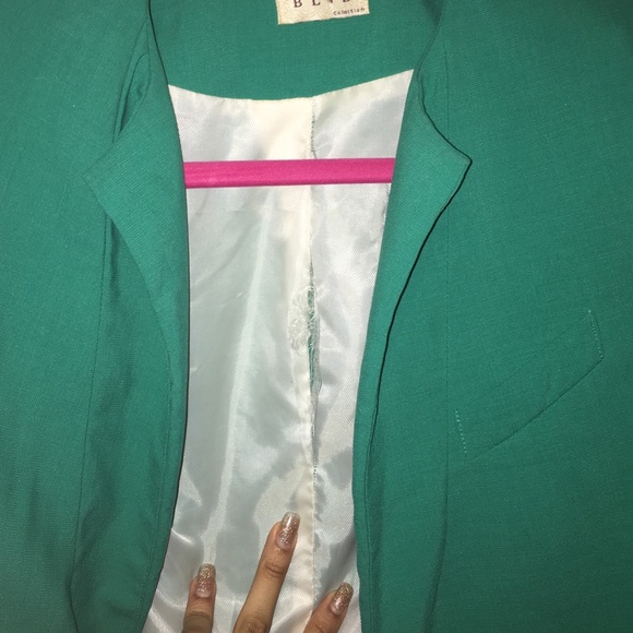 Turquoise Blazer - Picture 2 of 3