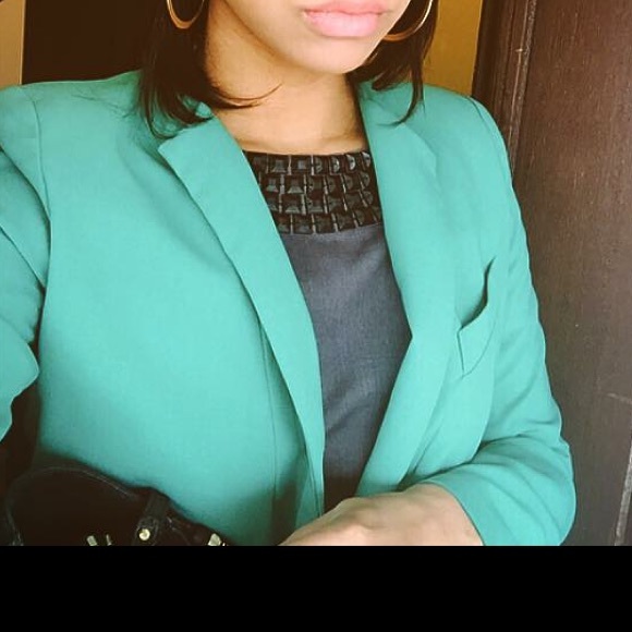 Turquoise Blazer - Picture 3 of 3