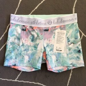 Cute bright color lululemon shorts!