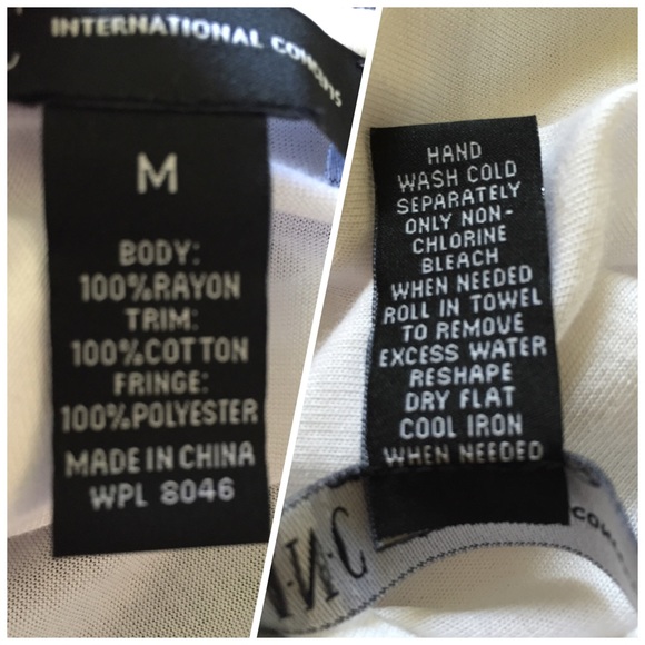 NWT White Sweetheart Fringe tank - Picture 3 of 3