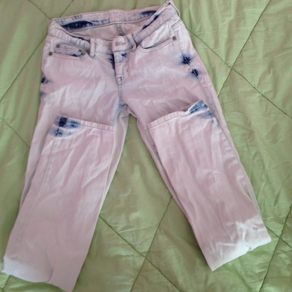 00 Regular Blue & white ti-dye jeans Aeropostale