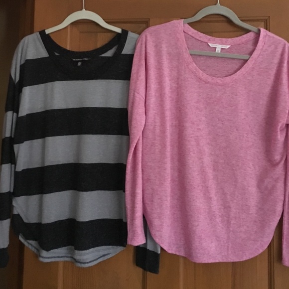 Two Victoria secret long sleeves