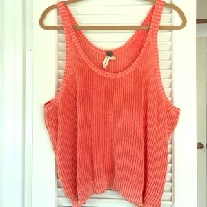 Sweater tank top