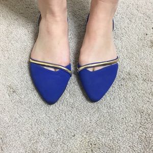 Blue and gold flats dollhouse