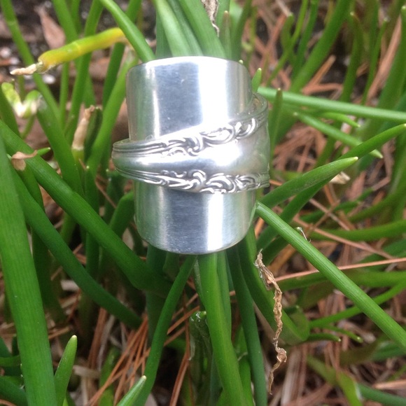 Floral Silverware Ring - image 2