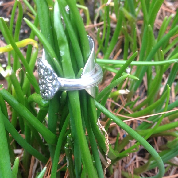 Floral Silverware Ring - image 3