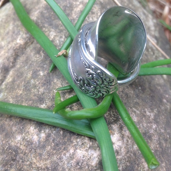 Floral Silverware Ring - image 4