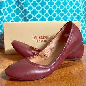 Mossimo Ona Maroon Ballet Flats