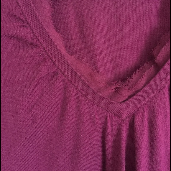 Ann Taylor Loft, v-neck sweater 3/4 sleeve - Picture 3 of 3