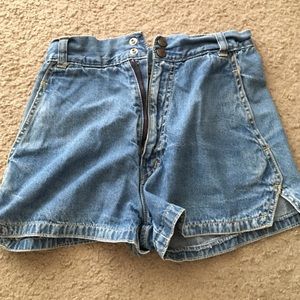 High wasted shorts