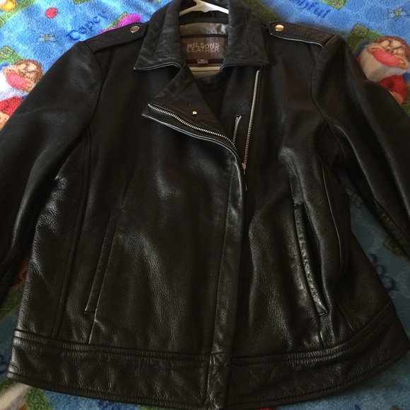 Wilson leather women's riding jacket