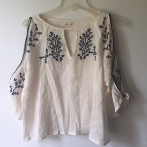 Floral lightly worn shirt