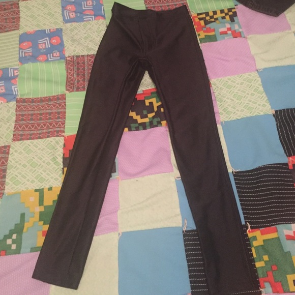 American Apparel Black Disco Pants