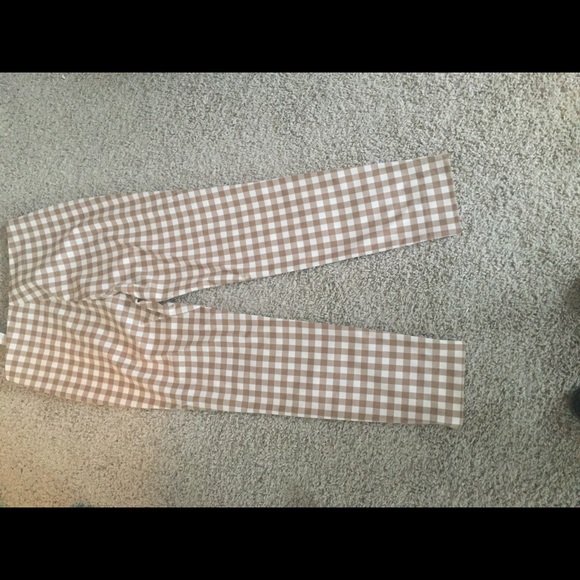 Zara Basic Patterned Pants - Picture 3 of 4